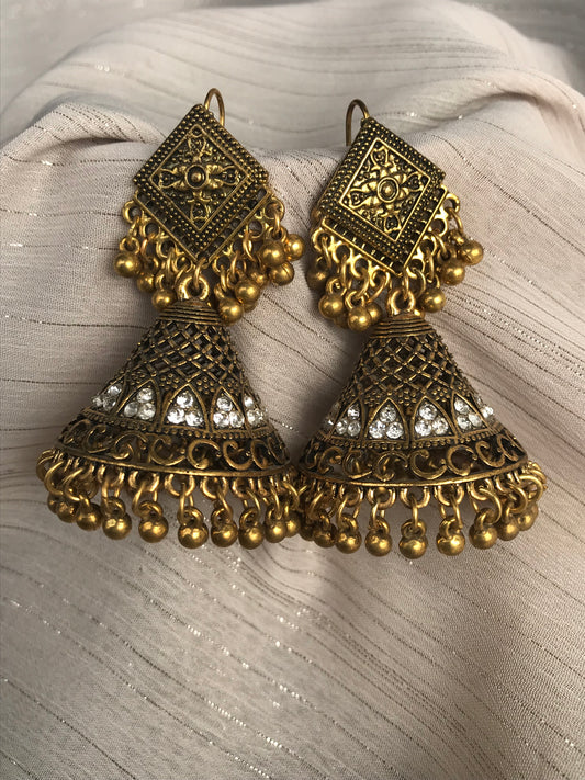 Antique Jhumka Filigree