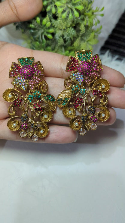 Peacock Bloom Chandelier