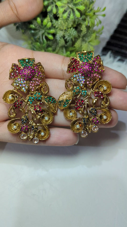 Peacock Bloom Chandelier