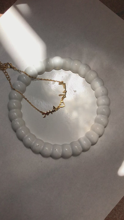 Customized Bracelet – Gold-Plated